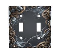 Wolf Plaque de protection pour interrupteur à bascule en plastique de taille standard pour nouvel appartement, maison, chambre à coucher, bureau