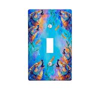 Wolf Plaque de protection pour interrupteur simple en plastique de taille standard pour salon, chambre à coucher, bureau (simple)