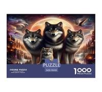 Wolf Puzzle De 1000 Pièces : Jeux De Collaboration pour Les Équipes De Collègues en Sortie D’Entreprise