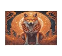 Wolf Puzzle en Bois Enfant 1000 Pièces - Jeu EduChatif Motricité Fine Et Concentration - Puzzles pour Adultes （75×50cm）