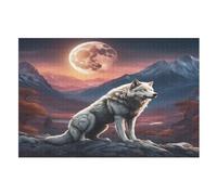 Wolf Puzzles en Bois 1000 Pièces Adultes, Poster Jigsaw Puzzle, Design Unique Jouet ÉduChatif pour Adolescents Et EnfFourmis （75×50cm）