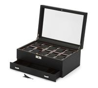 Wolf Roadster Boîtes à montres 10 montres Noir Cuir synthétique 477656 - Unisex - Cuir synthétique