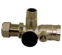 Wolf Robinet de purge KFE 3/4" pour soupape 1/2", avec maintenance
