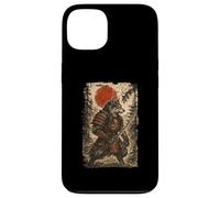 Wolf Samurai Warrior Japanese Vintage Graphic Ukiyo-e Art Coque pour iPhone 13