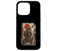 Wolf Samurai Warrior Japanese Vintage Graphic Ukiyo-e Art Coque pour iPhone 15 Pro Max