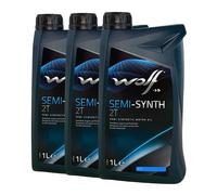 WOLF Semi-Synth 2T Api TC, ISO-L-EGB, Jaso Couleurs, 5x1 Litre