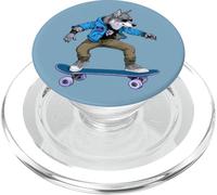 Wolf Skateboard PopSockets PopGrip pour MagSafe