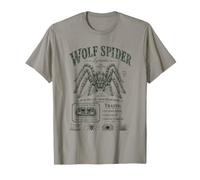 Wolf Spider Lycosidae Arachnid Natural History T-Shirt
