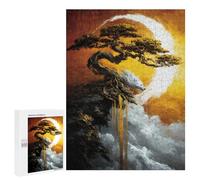 Wolf Spirit Moon Painting Puzzle 1000 Pièces Educa Jouet en Bois Cadeau Unique Décoration Intérieure Jeu Éducatif Challenge Toy Adultes Et Enfants À Partir De 14 Ans 500 PCS