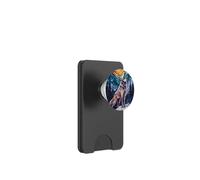 Wolf Stained Arctic Lights PopSockets PopWallet pour MagSafe
