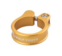 Wolf Tooth Cnc Saddle Clamp Jaune 34.9 mm