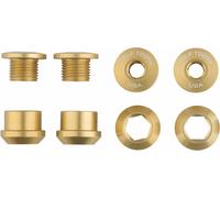 Lot de 4 vis cheminees wolf tooth 4 chainring bolts nuts for 1x 6mm gold