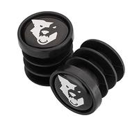 Wolf Tooth Components Lot de 2 embouts de guidon Noir