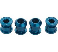 Wolf Tooth Components Lot De 4 Vis Plateau Pour 1x Dual Hex Bleu K1539