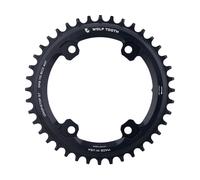 Wolf Tooth Components Plateau 110 BCD Asymmetric 4 bras Shimano GRX pour Chaîne HG+ 12 vit. noir 40 Zähne