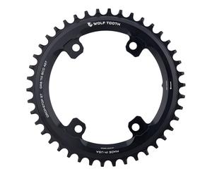 Wolf Tooth Components Plateau 110 BCD Asymmetric 4 bras Shimano GRX pour Chaîne HG+ 12 vit. noir 42 Zähne