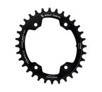 Wolf Tooth Components Plateau Elliptical 96 BCD pour Shimano XTR M9000 / M9020 noir 32 Zähne