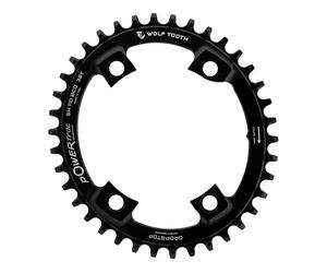 Wolf Tooth Components Plateau Elliptical Asymmetric 4 bras 110 BCD pour Shimano noir 42 Zähne