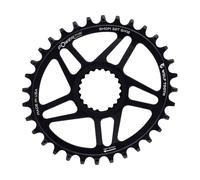 Wolf Tooth Components Plateau Elliptical Direct Mount Shimano pour Chaîne HG+ 12vit. noir 34 Zähne