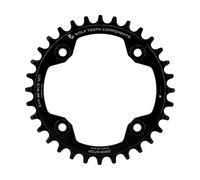 Wolf Tooth Components Plateau Symmetrical 96 BCD pour Shimano Compact Triple noir 32 Zähne