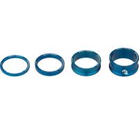 Wolf Tooth Components Set d'Entretoises pour Direction Precision Headset bleue 1 1/8"