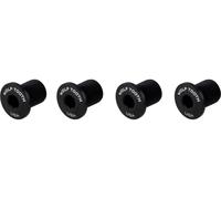 Wolf Tooth Components Vis de Plateau Filetées M8 4 bras 10 mm noir 10 mm