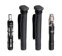 Wolf Tooth Kit de barres de toit pour vélo, Multitool en aluminium noir, Comprend clé à embout hexagonal, outil multifonction pour chaîne + bouchon de pneu et deux manchons de rangement
