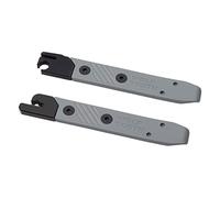 Wolf Tooth | Kit de levier de pneu 8 bits | Dent de jante + leviers de pneu de frein à disque | Accessoires de réparation de vélo en aluminium léger et de précision