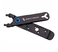 Wolf Tooth Lot de pinces - Master Link Combo - Noir avec boulon bleu