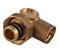 Wolf pièce transversale 2000 2000 /2"- 1xDN25 2070667 connecteur complet, pour COB