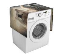 Wolf Tribe Housse pour machine à laver avec poches de rangement, anti-poussière pour lave-linge et sèche-linge, housse de protection durable pour réfrigérateur et appareils de cuisine