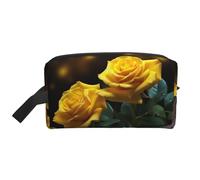 Wolf Under Moon Trousse de toilette de voyage portable de grande capacité (modèles imprimés) étanche pour homme et femme pour voyages d'affaires, fitness, salle de bain, rangement quotidien