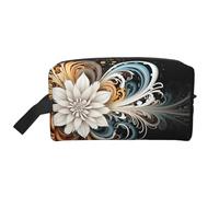 Wolf Under Moon Trousse de toilette de voyage portable de grande capacité (modèles imprimés) étanche pour homme et femme pour voyages d'affaires, fitness, salle de bain, rangement quotidien