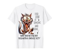 Wolf - Vous Arrive-t-il de Regarder Quelqu'un et de Vous Demander Pourquoi Personne ne Vous a frappé T-Shirt