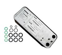Wolf Wärmetauscher nickelé soudé 2982171 avec Dichtungen , pour FWS-2-80