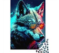 Wolf3 Puzzle 1000 Pièces pour Adultes, Jeux de Puzzle en Bois pour la Famille, Défi Mental, 1000 Pièces (75x50cm)