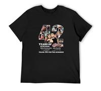 Wolfa 42 Years of 1978 Grease Musical Romantic Movie Funny Danny Zuko Sandy Olsson Unisex T-Shirt XXL
