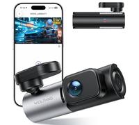 WOLFANG 2.5K Dashcam Voiture, 1440P WiFi Caméra Voiture avec App Contrôle, Mini Dash Cam Avant avec Grand Angle 170°, G-Capteur, Mode Stationnement 24H, Vision Nocturne, Enregistrement en Boucle