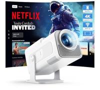 WOLFANG WP03 Mini Projecteur HD 1080P avec Application Android, Projecteur Portable pour Cinéma Maison, Correction Trapézoïdale en Quatre Points, Projecteur de Film d'Extérieur Rotatif à 180°