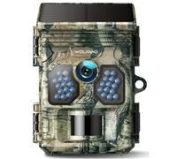 WOLFANG Caméra de Chasse Solaire 4K 48MP Camera Chasse avec Batterie Rechargeable, Vision Nocturne IP66 Étanche pour la Surveillance de la Faune et la Sécurité à Intérieure