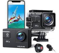 Caméra Sport WOLFANG 4K 60FPS, GA300 24MP Grand Angle Écran Tactile