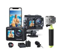 WOLFANG Caméra Sport GA200 4K30FPS & Ensemble de Manche Flottant