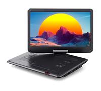 WOLFANG Lecteur DVD Portable 17,5" avec Écran HD 15,6", Batterie 5000mAh, sans Restriction Géographique, Deux Haut-Parleurs Stéréo, Prise en Charge USB/Carte SD/Synchronisation TV/Écran de Projection