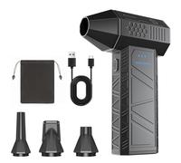 WOLFANG Souffleur Air Comprimé- 110000 TR/Min de Pulvérisation d’Air Comprimé, 3 Vitesses Réglables - DMini Souffleur Sans Fil Puissant pour PC, Clavier, Voiture, Maison