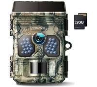 WOLFANG WT02 - Piège photographique solaire 4K, 48MP, vision nocturne 20 m, batterie 2500mAh