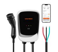 WOLFBOX AE07 Station de charge Type 2 7 kW, 32 A, monophasé, Wallbox avec contrôle via application et carte RFID