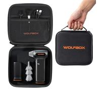 WOLFBOX Étui de transport rigide compatible avec MF100 MF200 MF60 MF70 dépoussiéreur électrique, sac de rangement de voyage résistant aux chocs pour souffleur d'air comprimé et accessoires, résistant