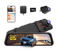 WOLFBOX M40 Rétroviseur de caméra arrière 10"