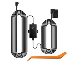 WOLFBOX USB C Hardwire Kit OBD,Hard Wire Car Charger Cable Kit 12V- 24V to 5V for Dash Cameras with Battery Drain Protection,Suit pour Type-C G840S/G930/G910/G840H/G850/G900/i07 Mirror Dash Cam