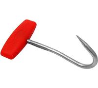 Wolfbut Crochet de boucher en inox Rouge 11,5 cm / 8 mm